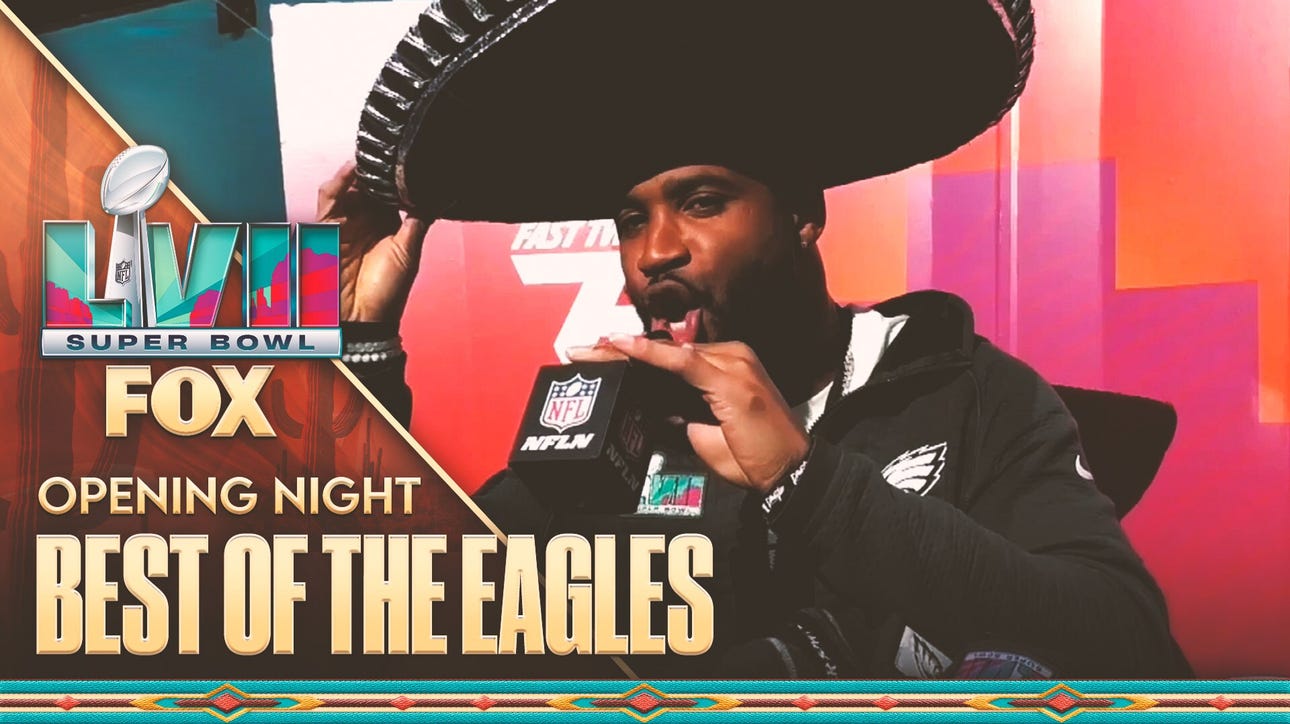 Eagles' TOP moments from the Opening Night of the Super Bowl