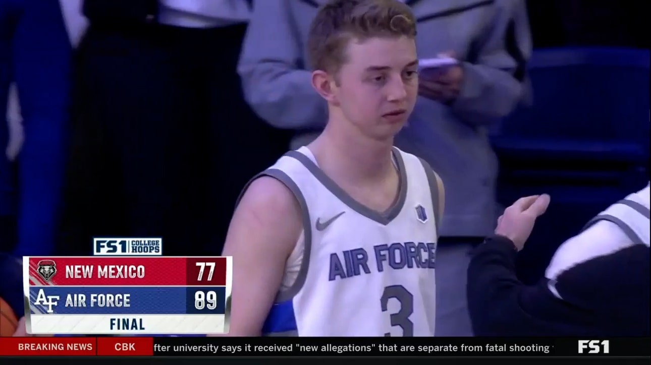 Air Force's Jake Heidbreder scores 26 points in Falcons' dominating 89-77 win over New Mexico