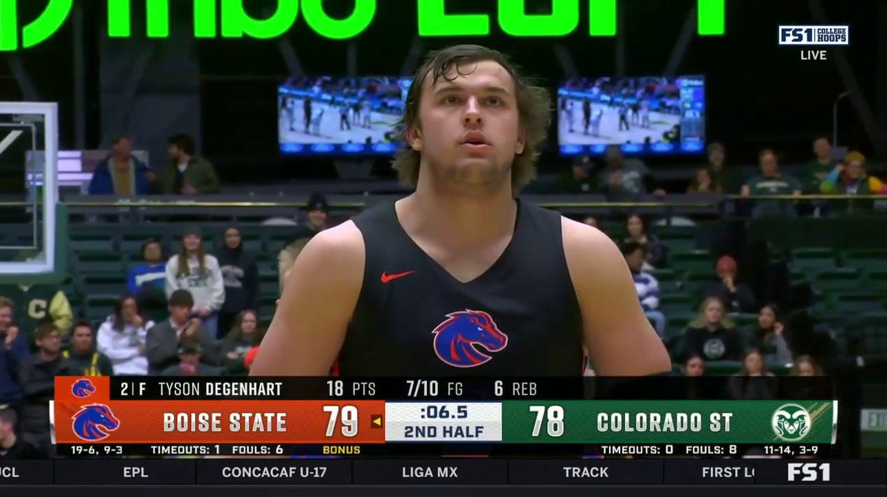 Tyson Degenhart goes off for Boise State with 19 points securing a massive win against Colorado State