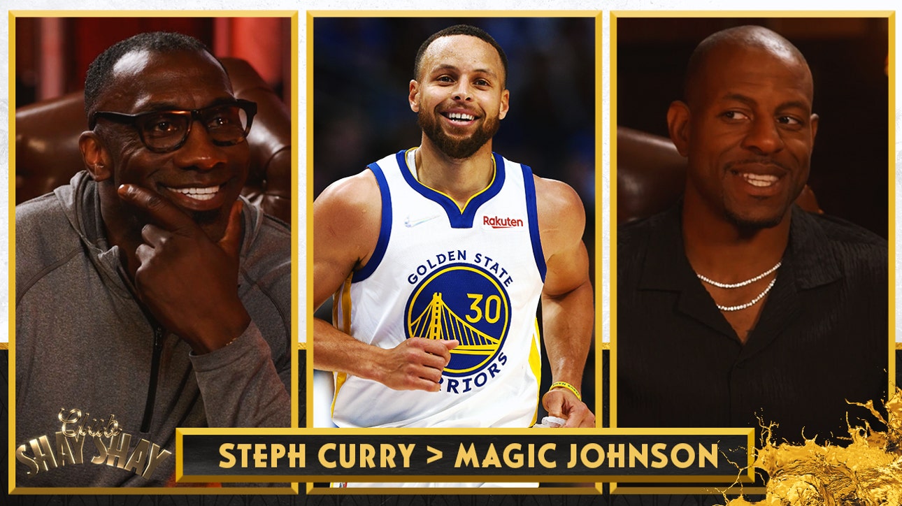 Andre Iguodala on Steph Curry being better than Magic Johnson | CLUB SHAY SHAY