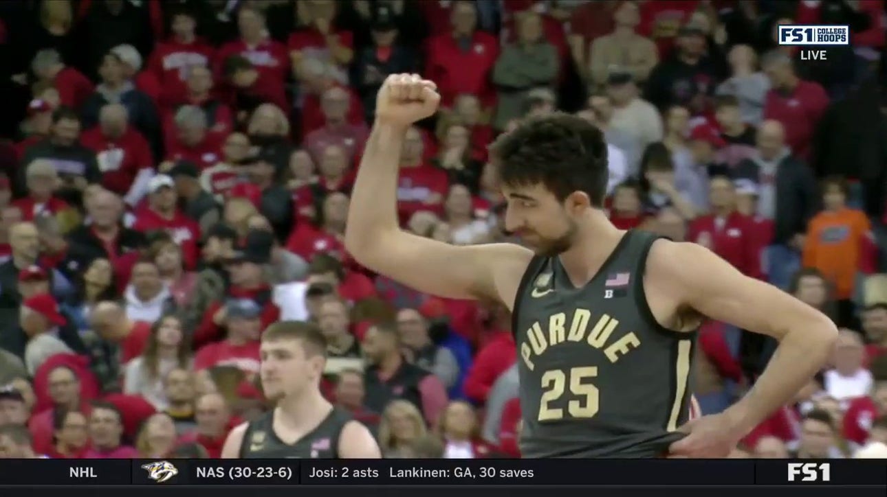 Purdue defeats Wisconsin 63-61 after a last-ditch effort by Max Klesmit