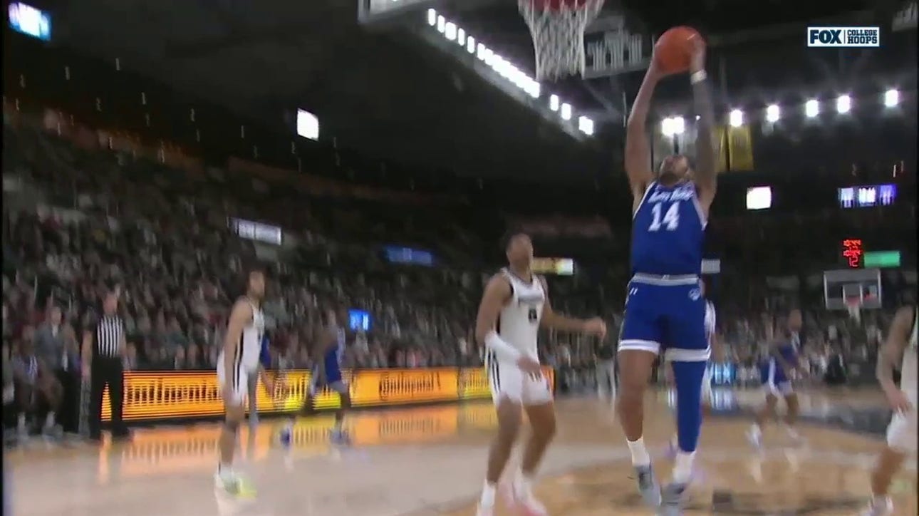 Dre Davis extends Seton Hall's second-half lead against Providence with the huge two-handed dunk