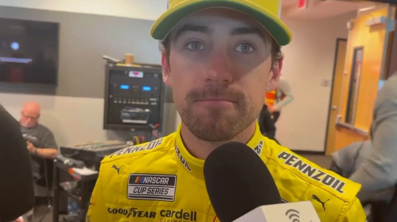 Ryan Blaney says Chase Elliott is trying to remain positive after speaking with him about his injury
