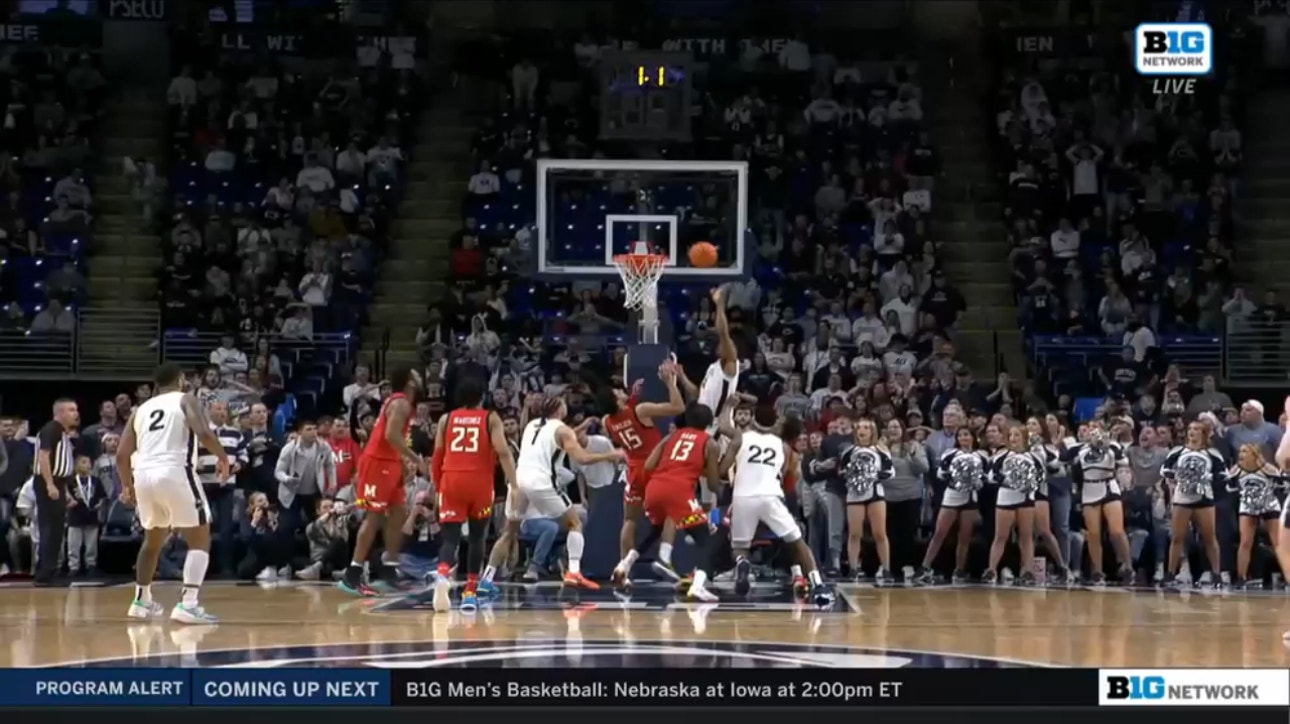 Penn State's Camren Wynter beats Maryland to the rebound for a buzzer-beater victory