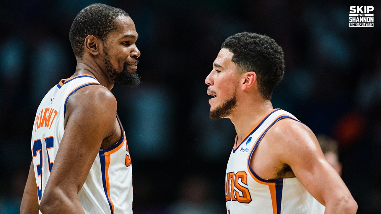 Kevin Durant and Devin Booker outduel Kyrie & Luka in Suns win vs. Mavs | UNDISPUTED