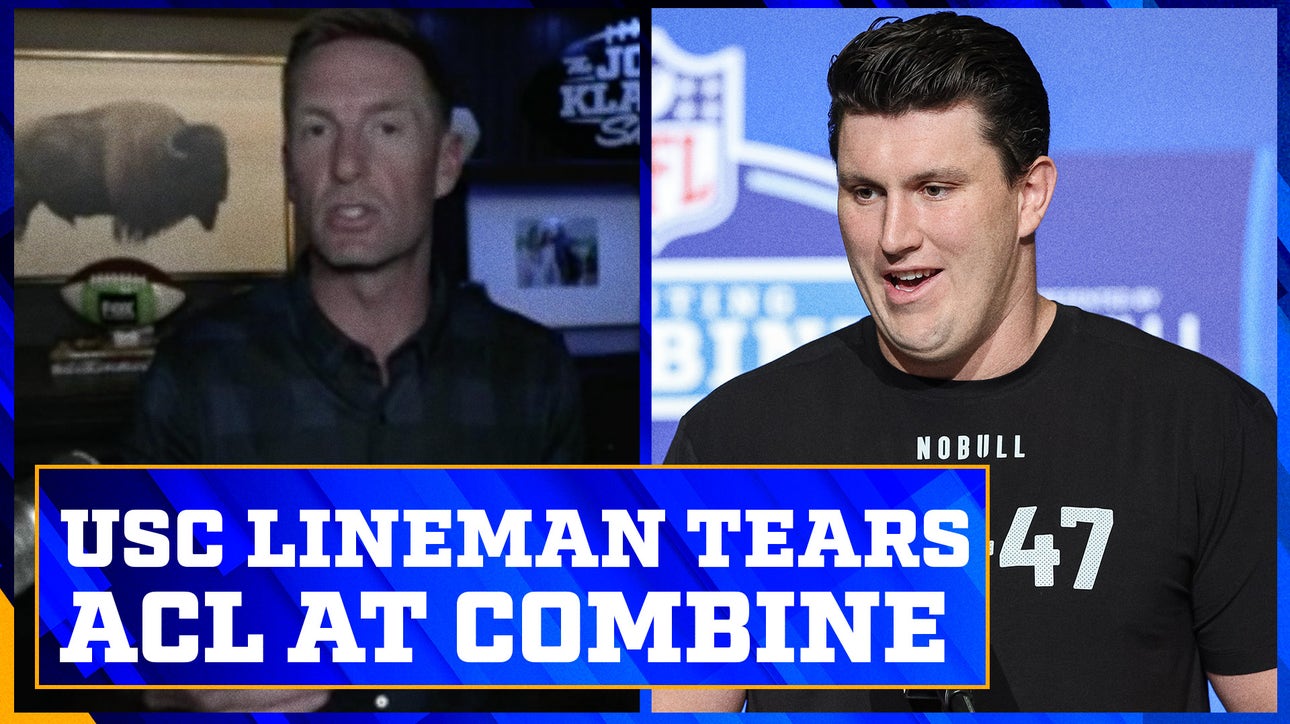 USC offensive lineman Andrew Vorhees reportedly suffers torn ACL in combine drill | Joel Klatt Show