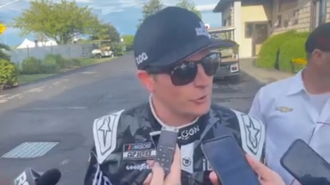 Former Formula 1 champion Kimi Raikkonen on his accident at Watkins Glen and his first NASCAR Cup Series weekend