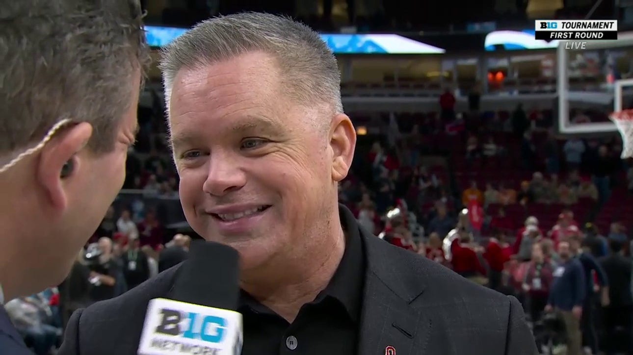 Ohio State's Head Coach Chris Holtmann on 65-57 win over Wisconsin: 'I give our players credit'