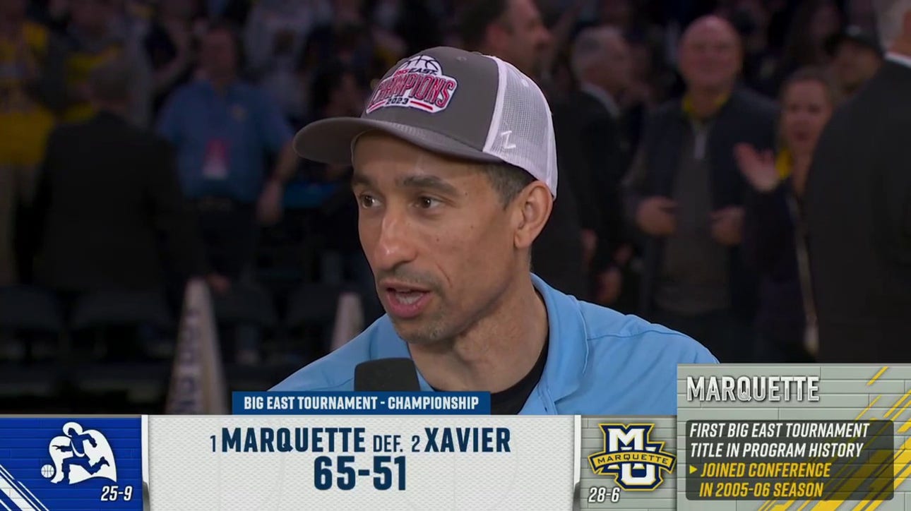 Shaka Smart speaks on Marquette winning the 2023 Big East Championship