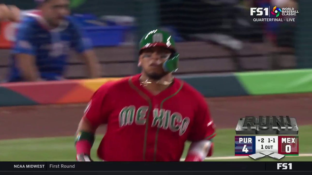 Isaac Paredes crushes a solo home run, trimming the Puerto Rico lead over Mexico to 4-1