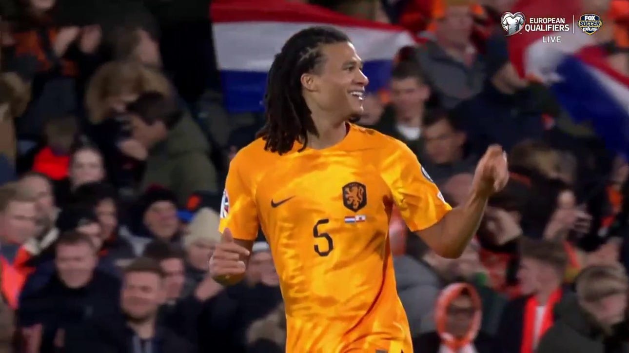 Nathan Aké's towering header helps Netherlands double its lead against Gibraltar