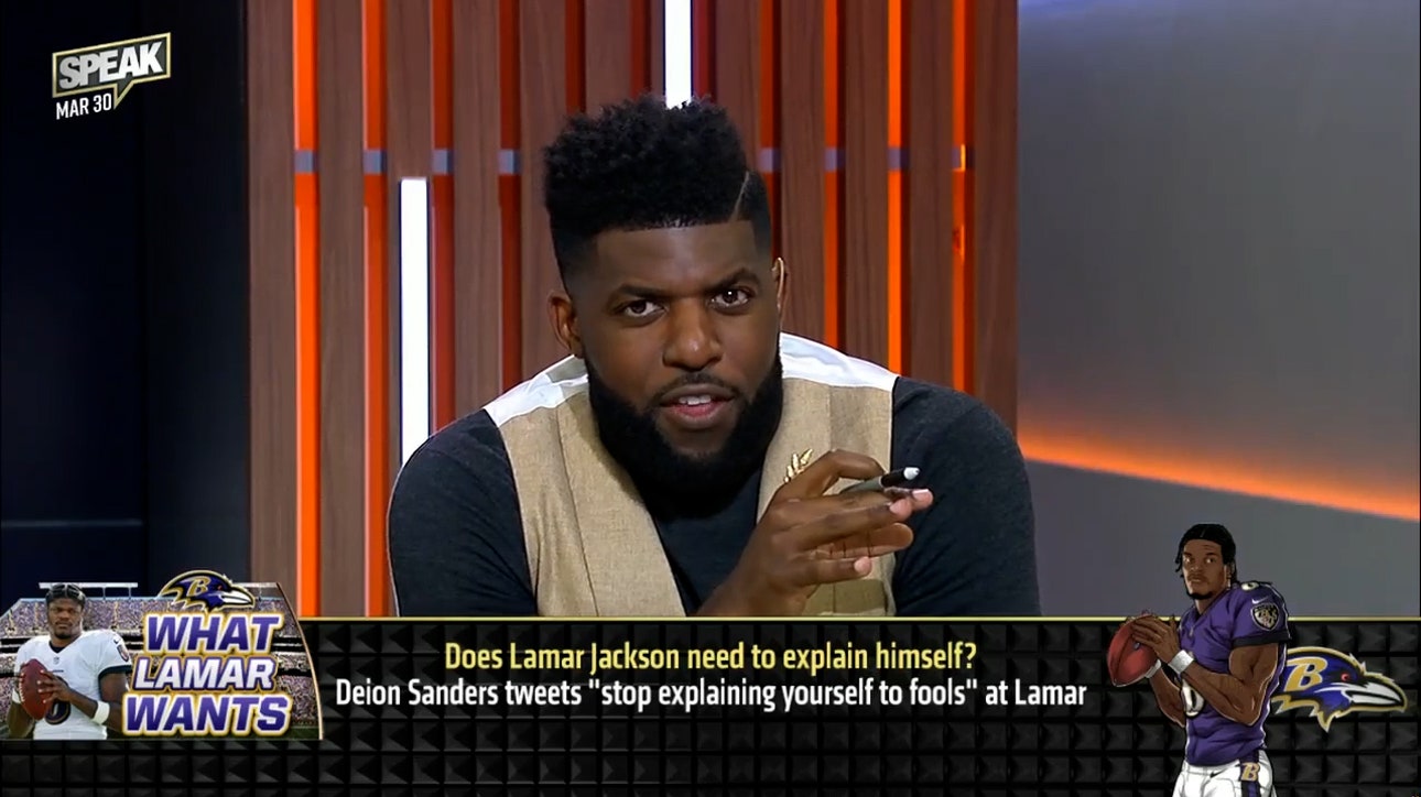 Deion Sanders advises Lamar Jackson to 'stop explaining yourself to fools' | NFL | SPEAK
