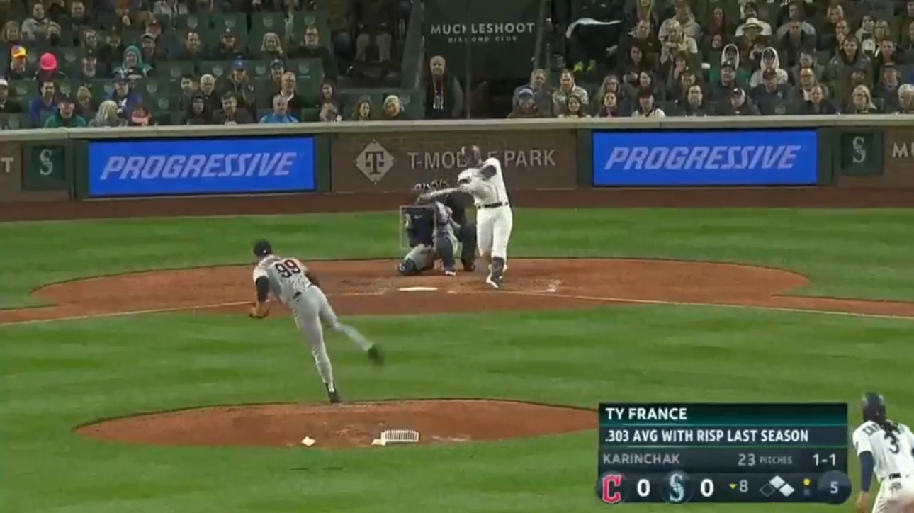 Ty France's CLUTCH 3-run dinger seals Mariners' victory over Guardians