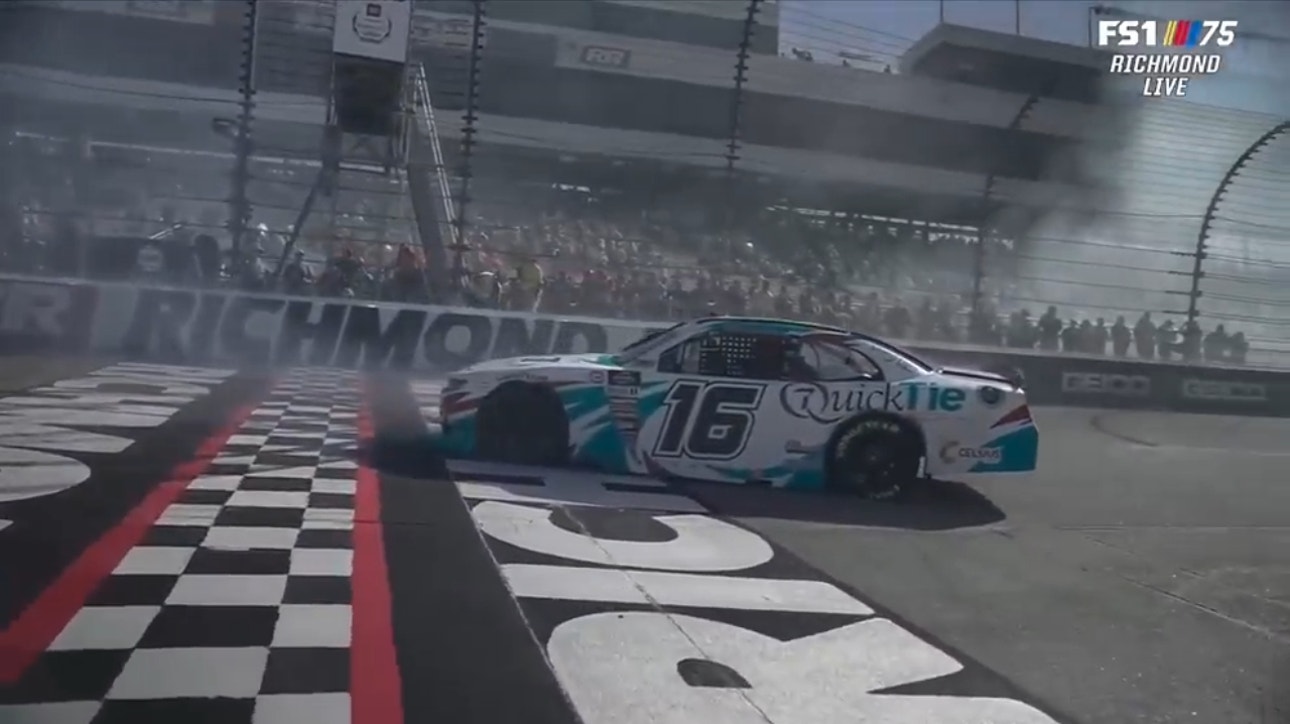 FINAL LAP: Chandler Smith picks up his first career victory in Richmond at the Xfinity TOYOTACARE 250