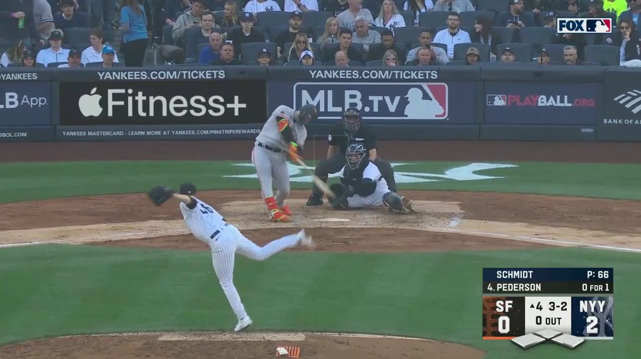 Joc Pederson hits a solo home run as Giants trim into Yankees' lead