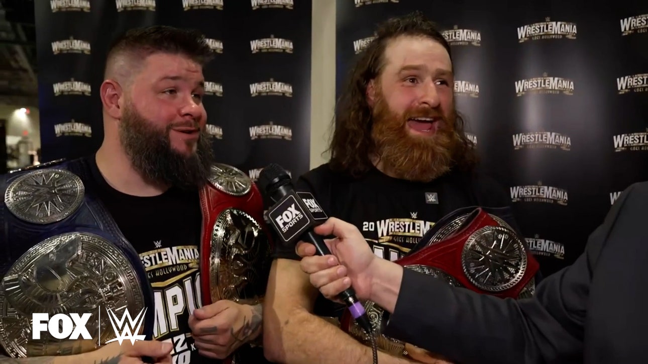 Kevin Owens and Sami Zayn describe the feeling of securing the Undisputed Tag Team Championships