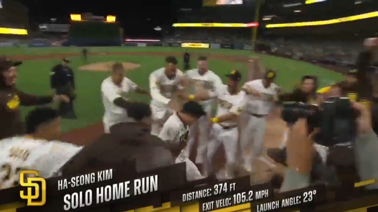 Padres' Ha-Seong Kim hits a WALK-OFF home run to defeat the Diamondbacks, 5-4