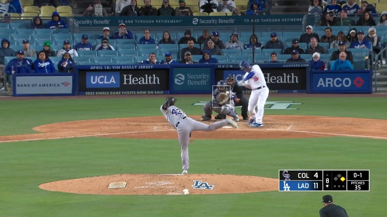 Will Smith belts ANOTHER homer as Dodgers grab 13-4 lead over Rockies