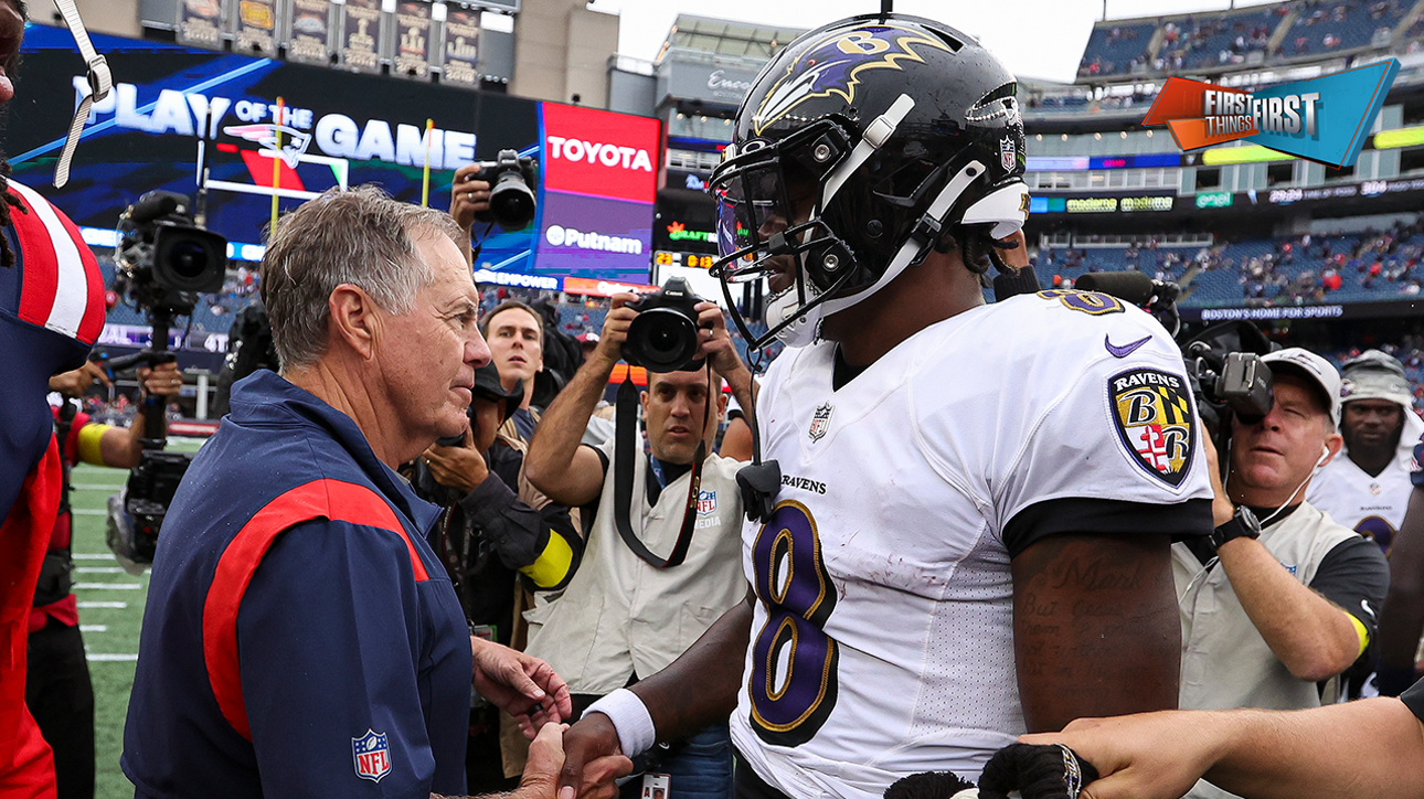 Should Bill Belichick & Patriots pursue Lamar Jackson? | FIRST THINGS FIRST 