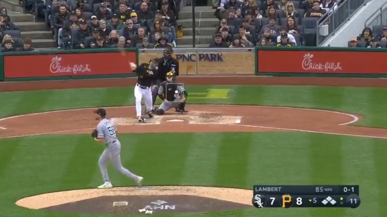 Bryan Reynolds clears the bases on a little-league home run in Pirates' 13-9 victory over White Sox