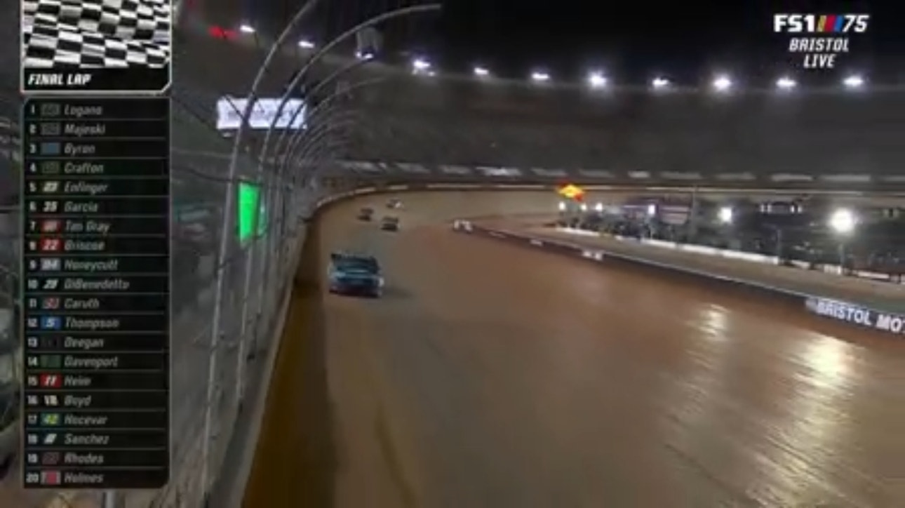 FINAL LAP: Joey Logano dominates NASCAR Truck Race on Dirt at Bristol