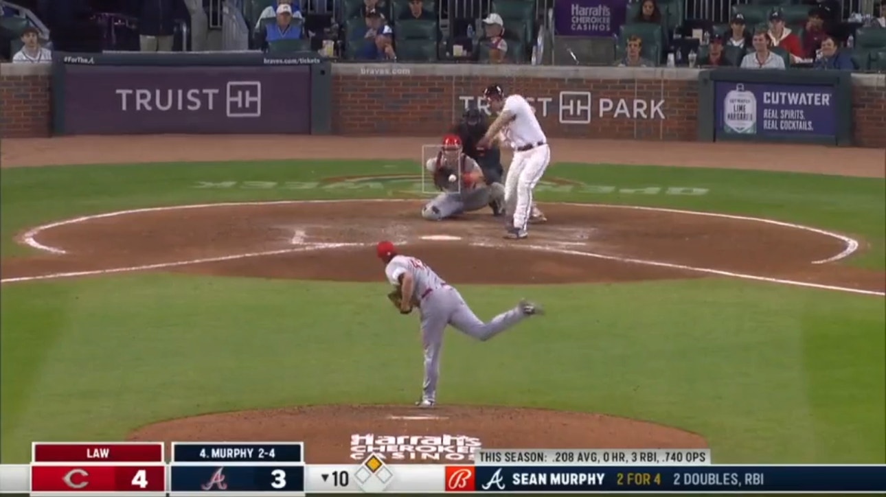 Sean Murphy's CLUTCH walk-off homer seals Braves' victory over Reds  