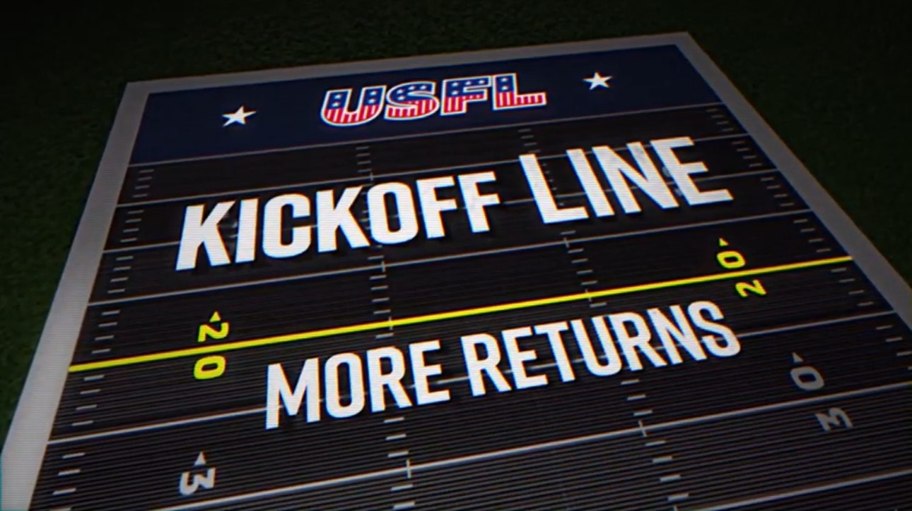 USFL will feature new kickoff rules for 2023 season | USFL on FOX