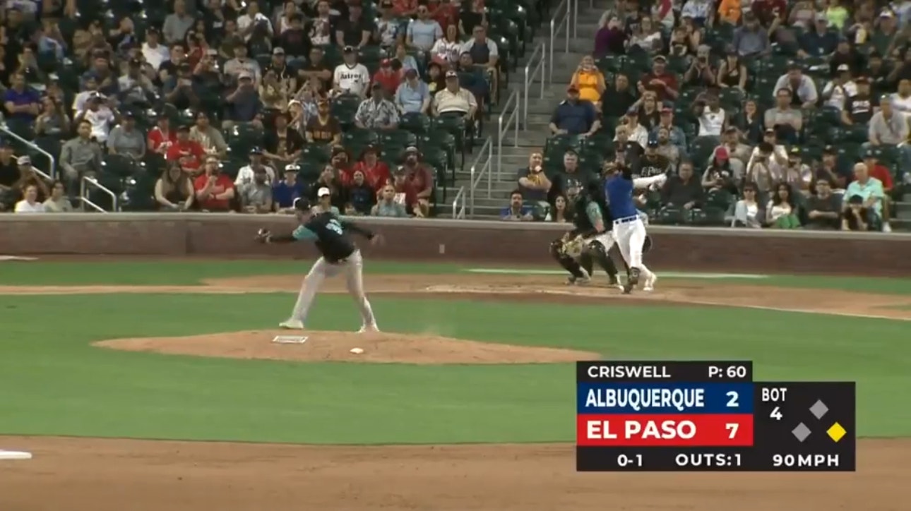 Fernando Tatis Jr. hits his second home run of the game for Triple-A El Paso ahead of his return to the Padres next week