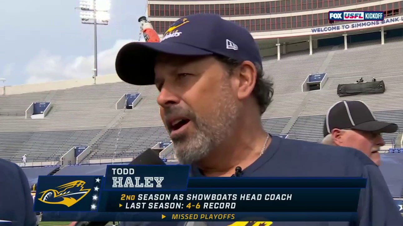 'We wanna make them proud' - Todd Haley talks the importance of fans in Memphis Showboats' home opener