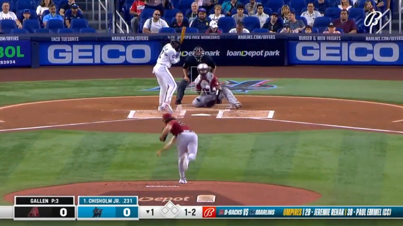 Diamondbacks ace Zac Gallen tosses 6.2 scoreless innings against his former team in a 5-0 win over the Marlins