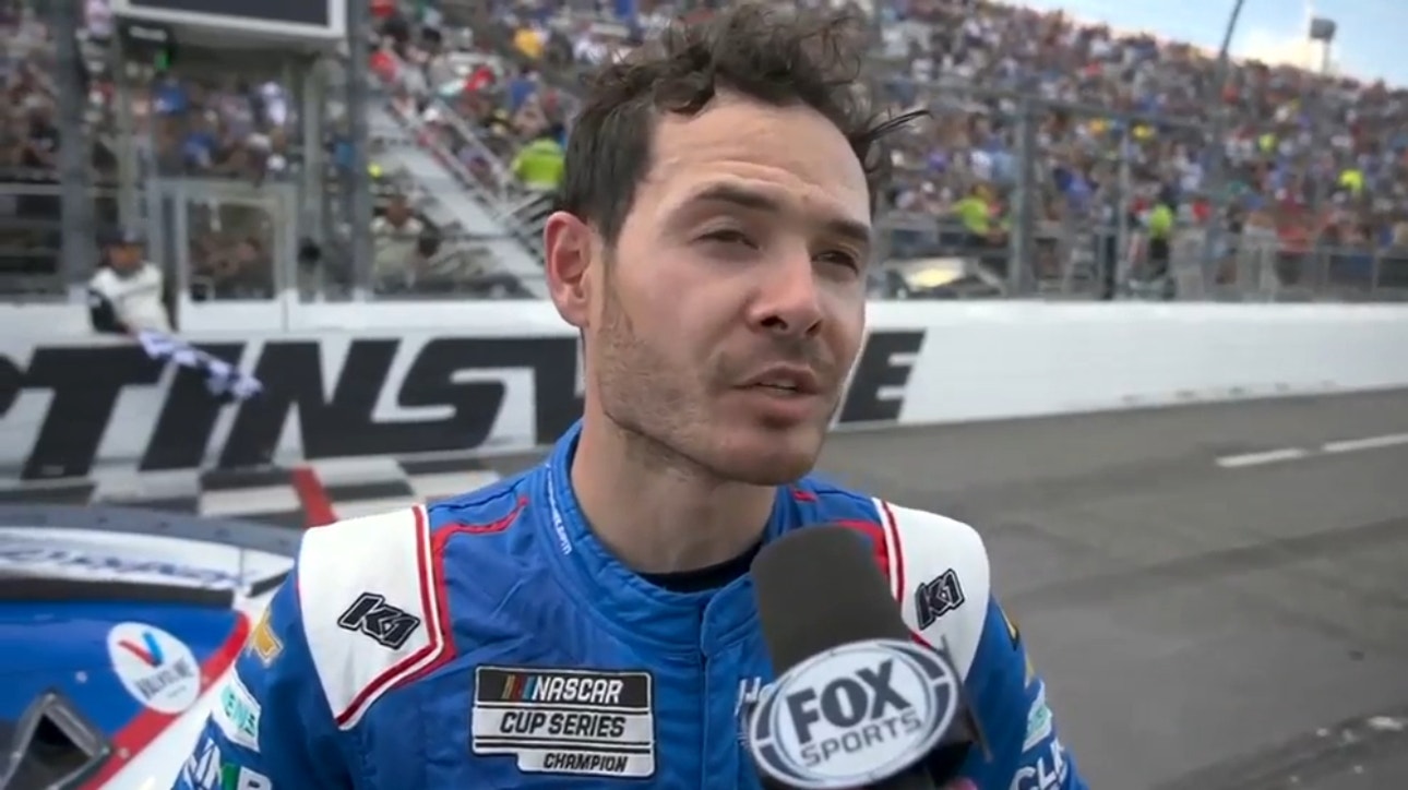 'I can't believe that I won Martinsville!' - Kyle Larson talks NASCAR NOCO 400 victory | NASCAR on FOX