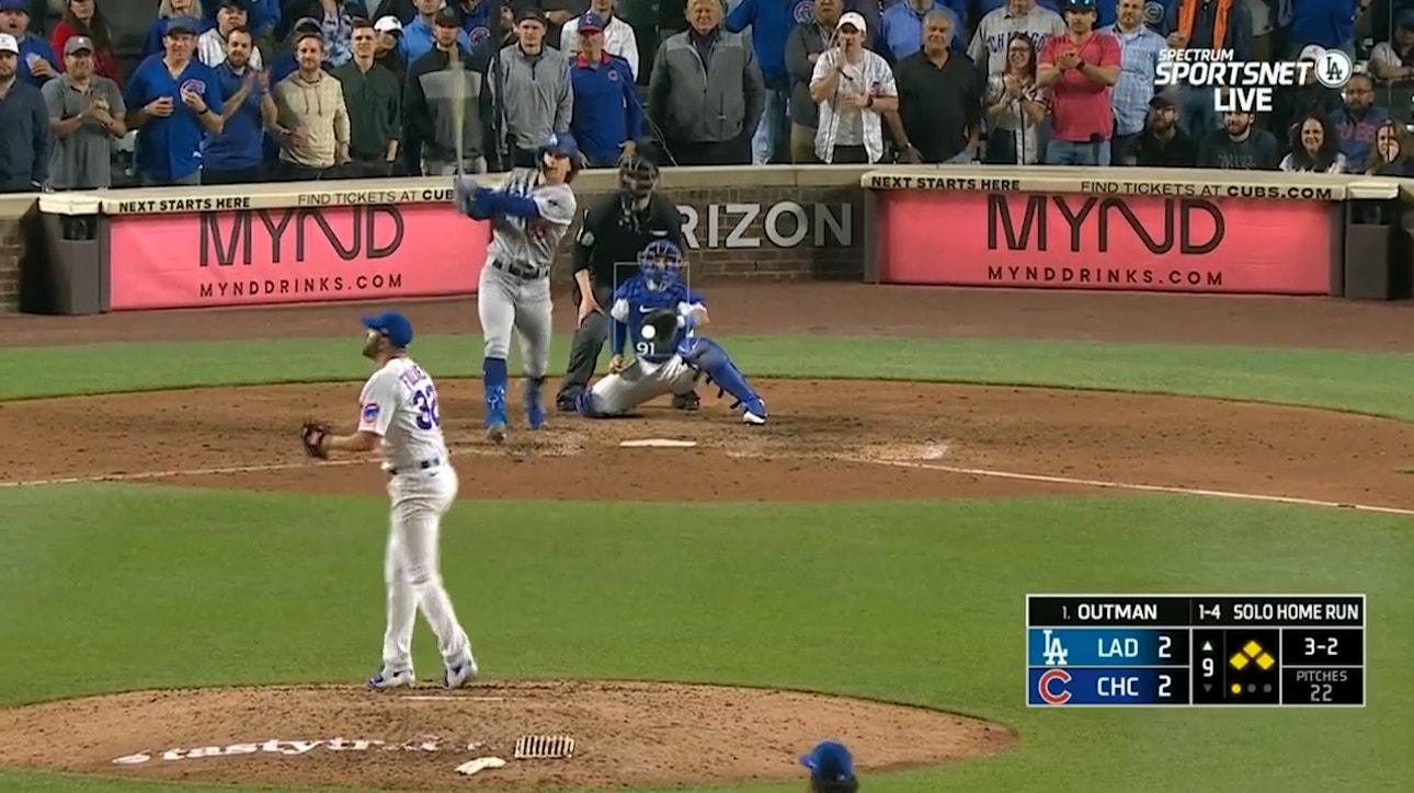 Dodgers' James Outman smacks a CLUTCH GRAND SLAM to seal 6-2 victory over Cubs