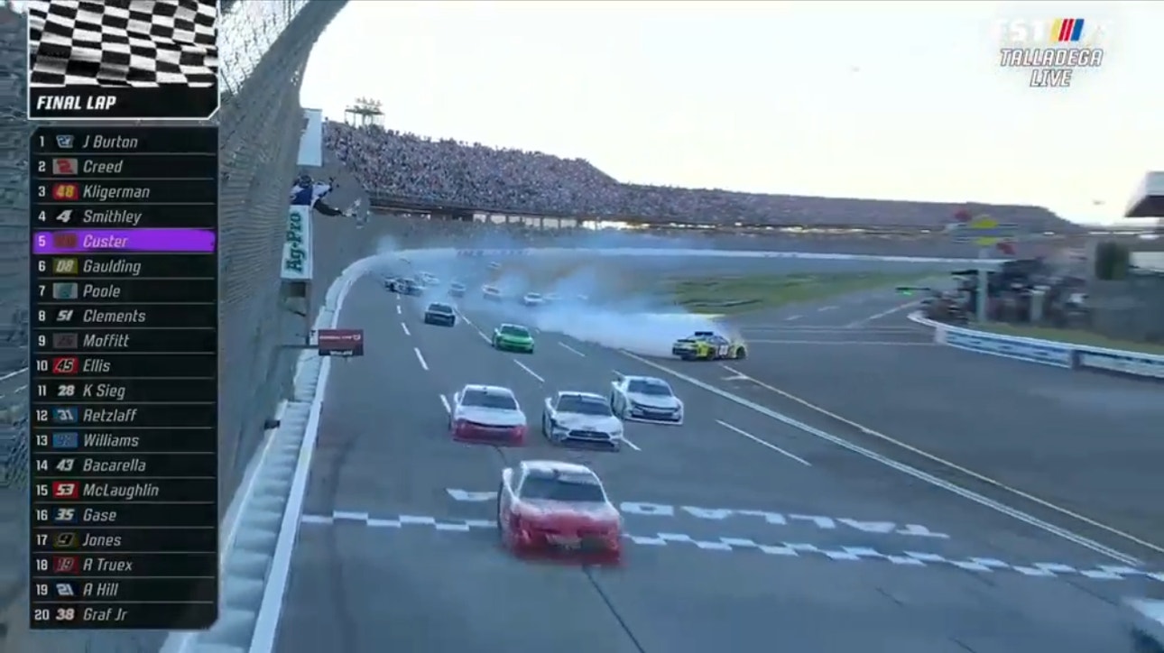 FINAL LAPS: Jeb Burton wins the Ag-Pro 300 at Talladega | NASCAR on FOX
