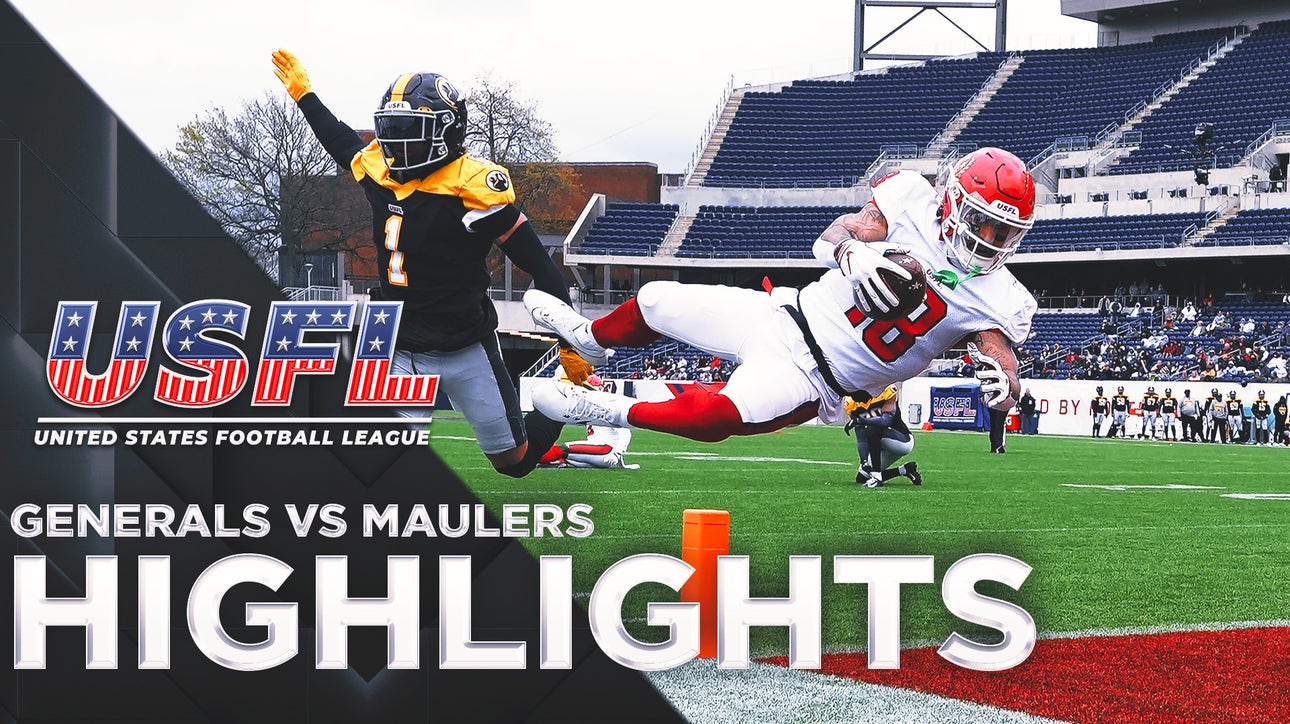 New Jersey Generals vs. Pittsburgh Maulers Highlights | USFL