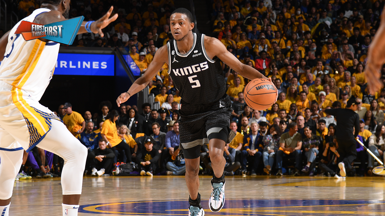 De'Aaron Fox (fractured finger) listed doubtful in Warriors vs. Kings Game 5 | FIRST THINGS FIRST