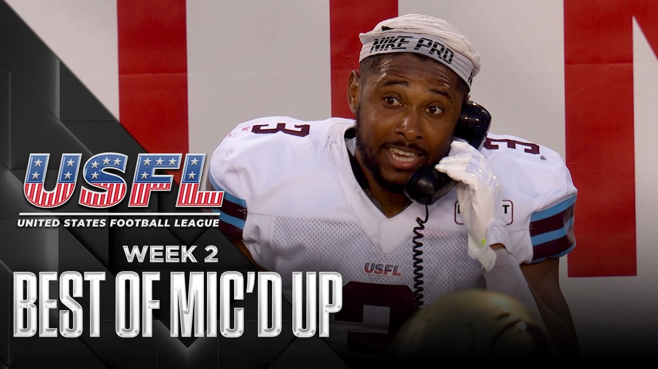 USFL's Best Mic'd Up Moments from Week 2 | USFL