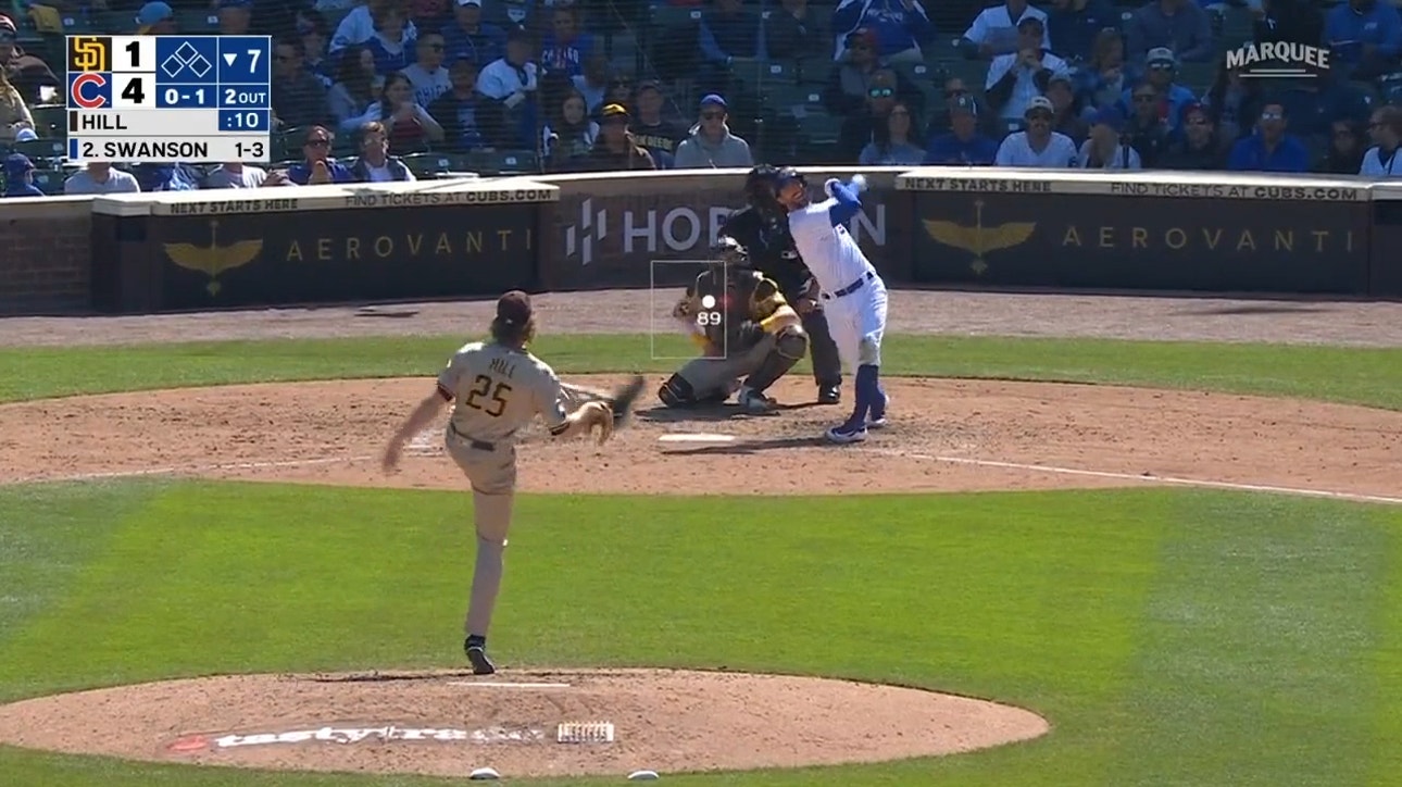 Dansby Swanson smacks first homer with Cubs to extend Chicago's lead over Padres