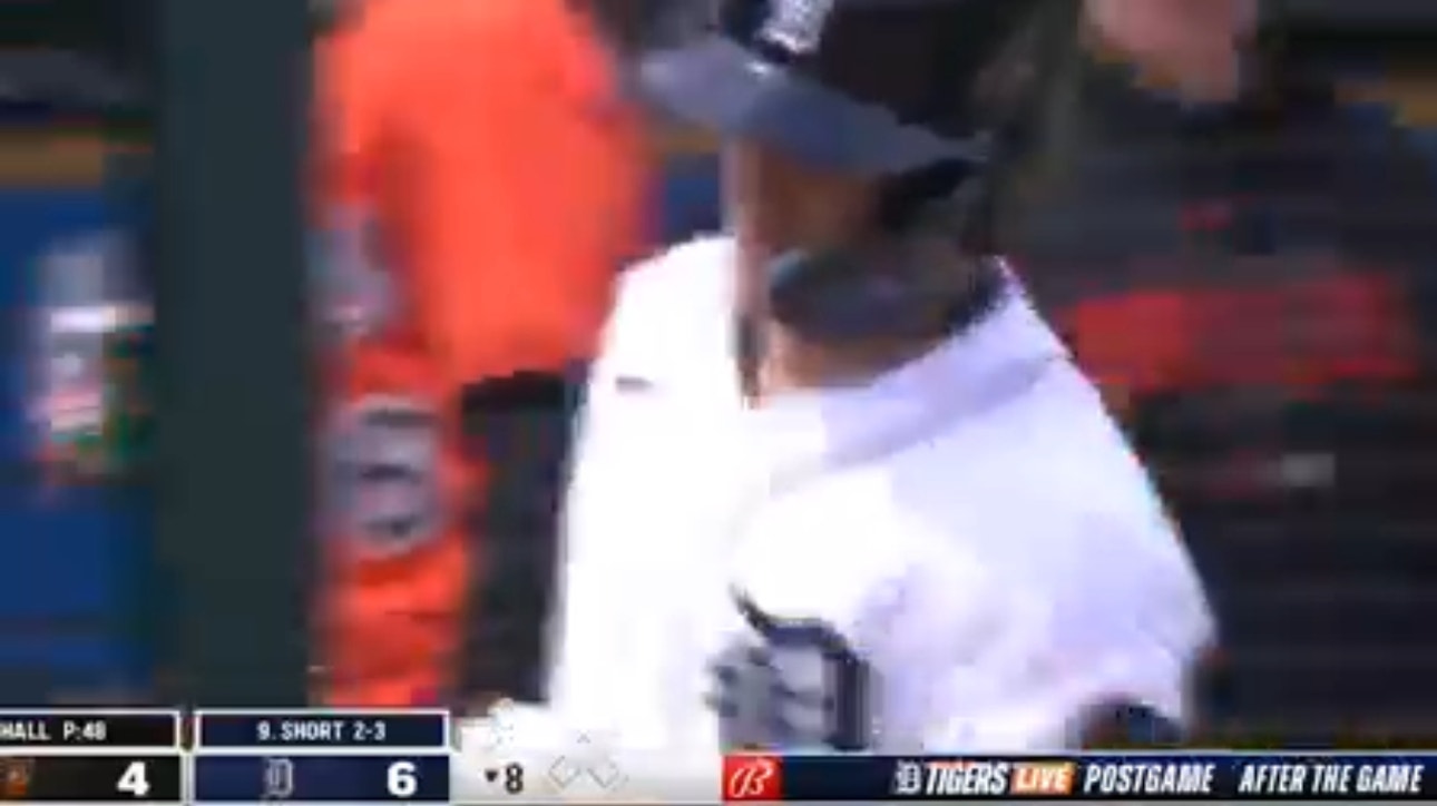Zack Short hits his first home run of the season and extends the Tigers' lead over the Orioles