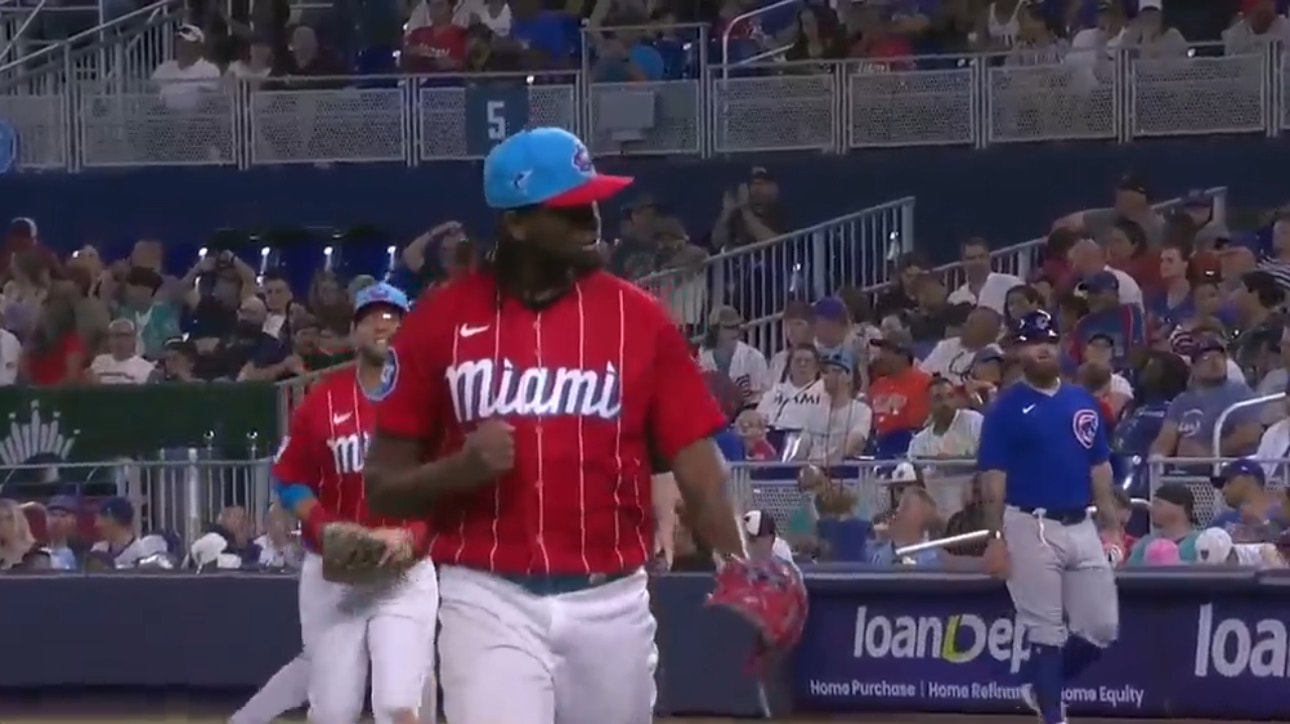 Marlins' Edward Cabrera tosses TWELVE strikeouts vs. Cubs