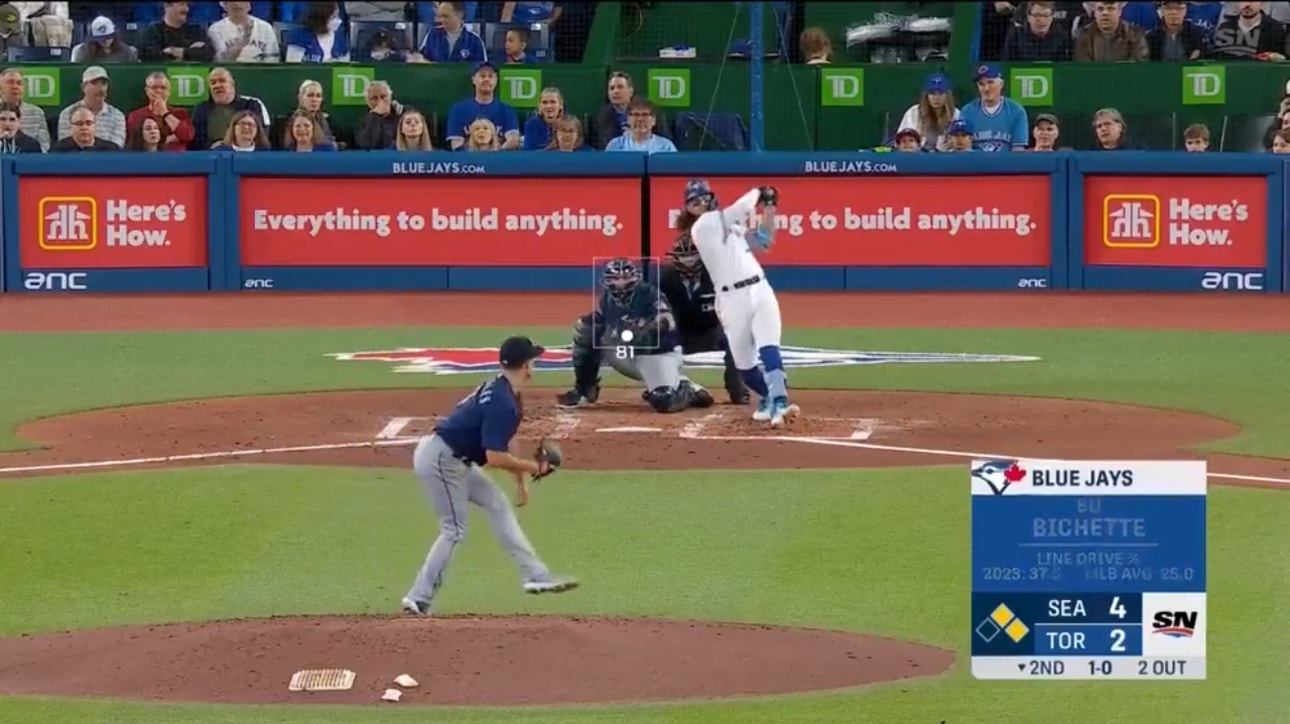 Blue Jays’ Bo Bichette destroys a 460-foot go-ahead three-run homer to the Flight Deck