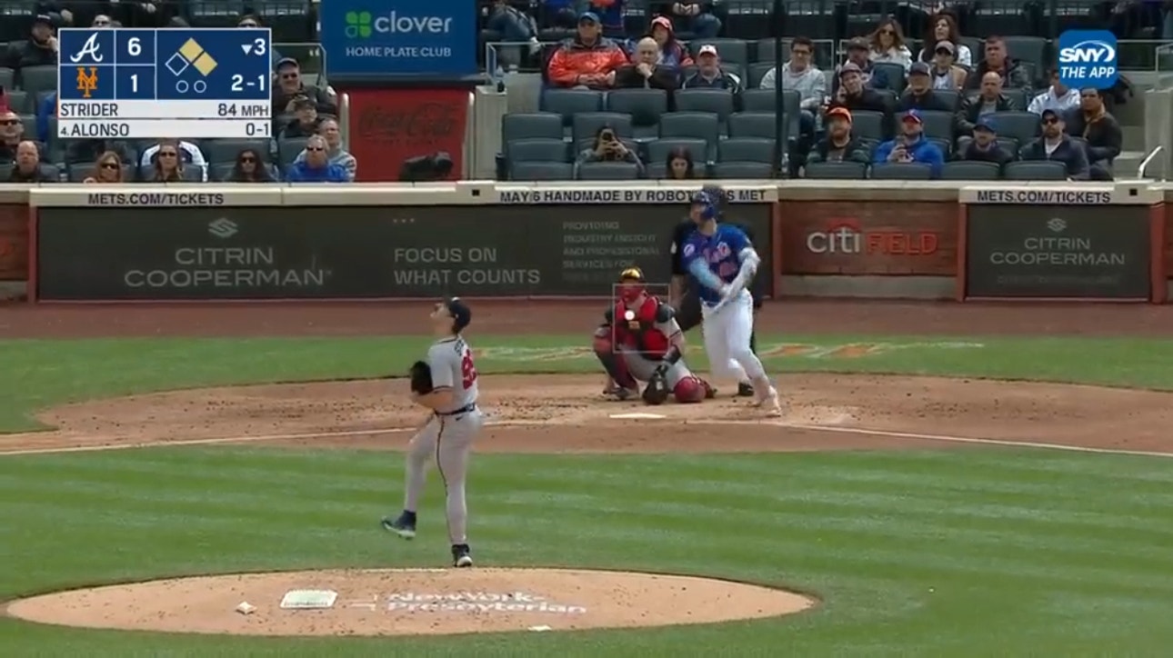 Mets' Pete Alonso destroys a three-run blast to right-center field for his 11th homer of the season