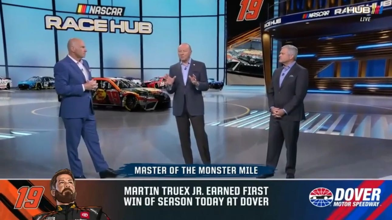 'He is always so strong there' - Larry McReynolds on Martin Truex Jr getting his fourth win at Dover | NASCAR Race Hub