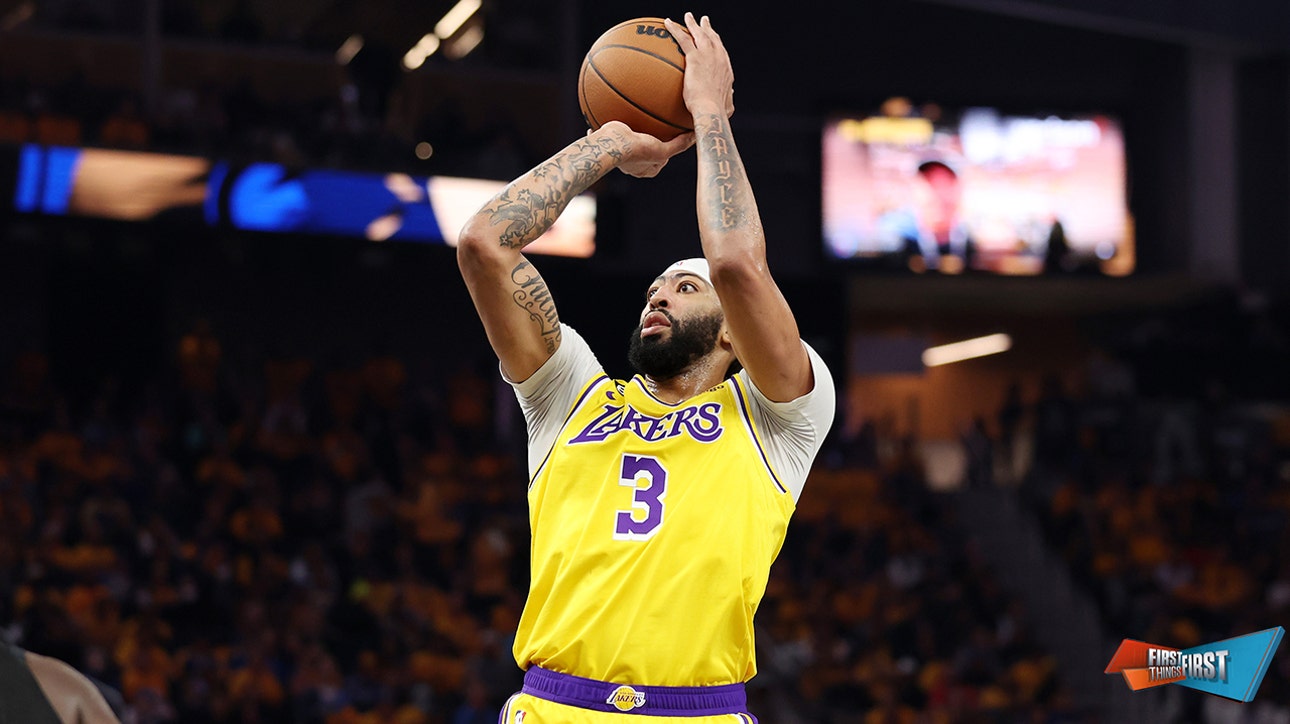 Anthony Davis dominates Lakers Game 1 win vs. Warriors | FIRST THINGS FIRST