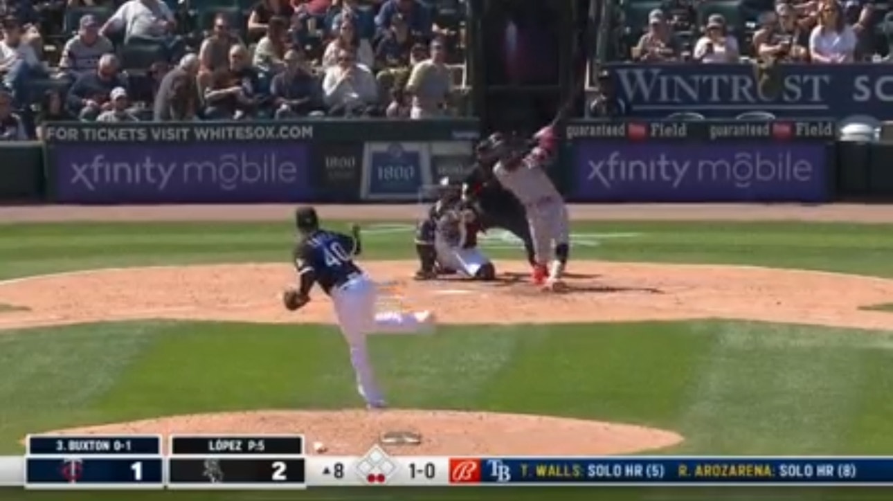 Twins' Byron Buxton hits a game-tying solo homer vs. the White Sox 