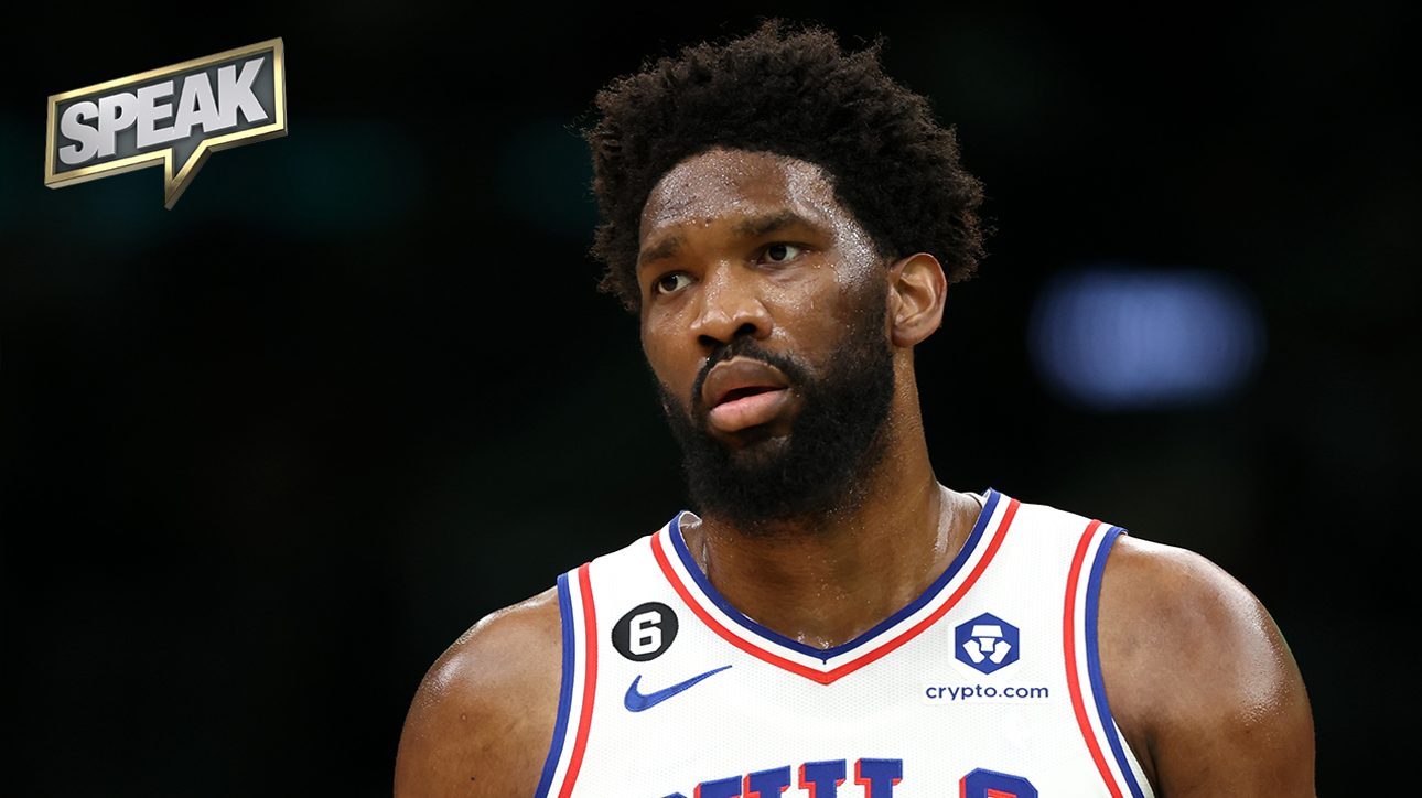 Joel Embiid (knee) struggles for 15 points in 76ers blowout loss to Celtics | SPEAK