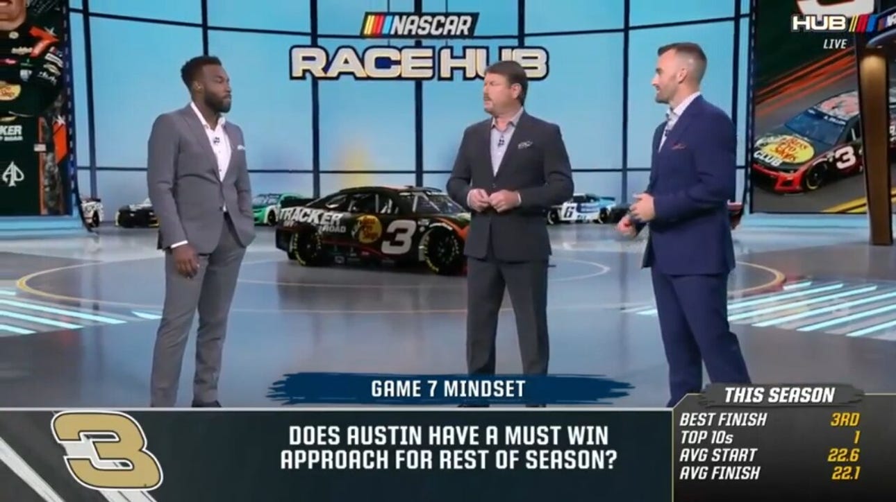 Austin Dillion says he needs to be more aggressive for the rest of the season to make a playoff push | NASCAR Race Hub