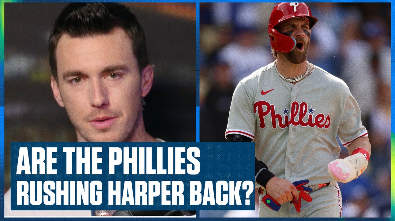Philadelphia Phillies rushing star Bryce Harper back too soon & more HOT statements! | Flippin' Bats