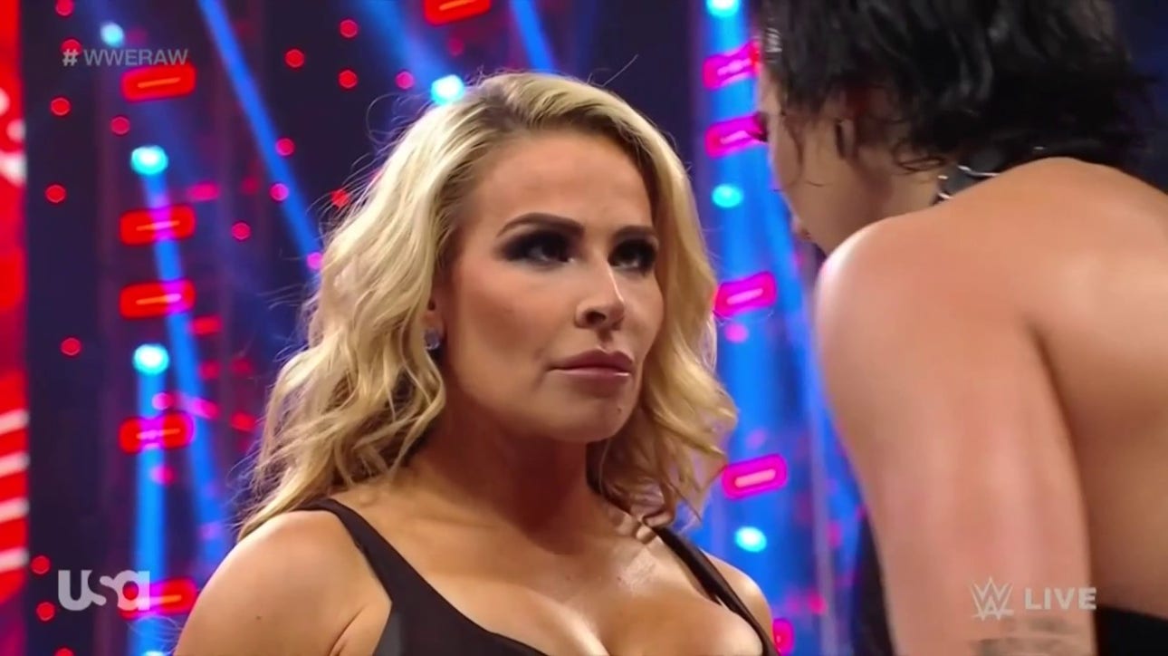 Natalya returns to confront Rhea Ripley after Dana Brooke is brutalized by the champion | WWE on FOX