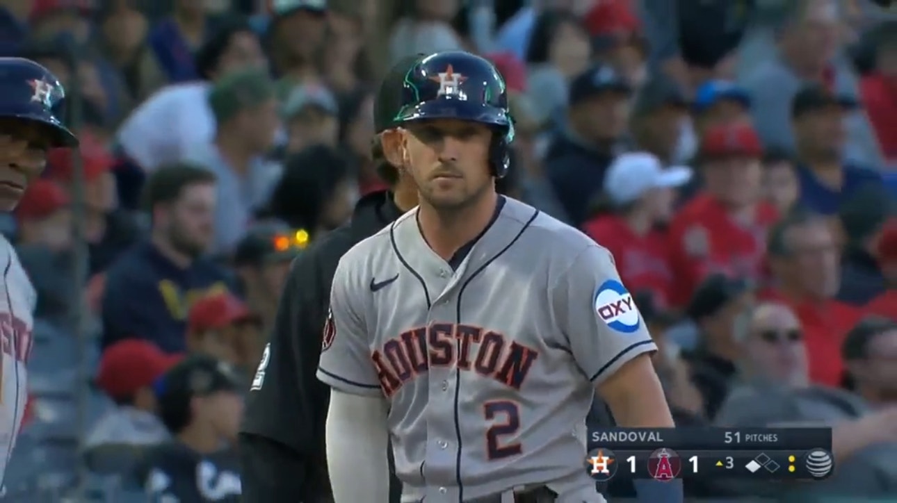 Alex Bregman, Yordan Alvarez and José Abreu help the Astros get on the board against the Angels