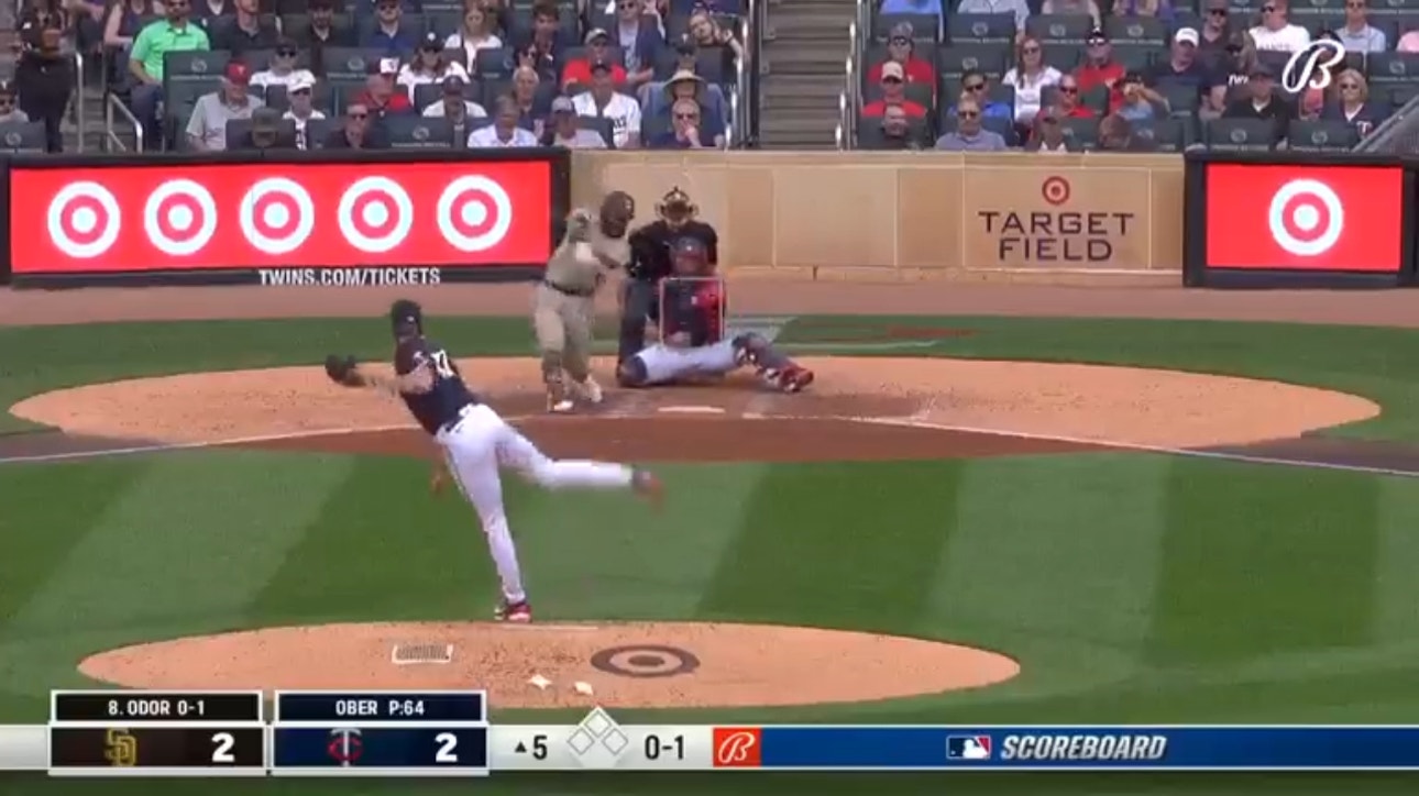 Rougned Odor crushes his first homer as a Padre to take the lead vs. the Twins